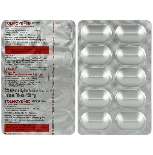 tolmove 450mg tablet 10's